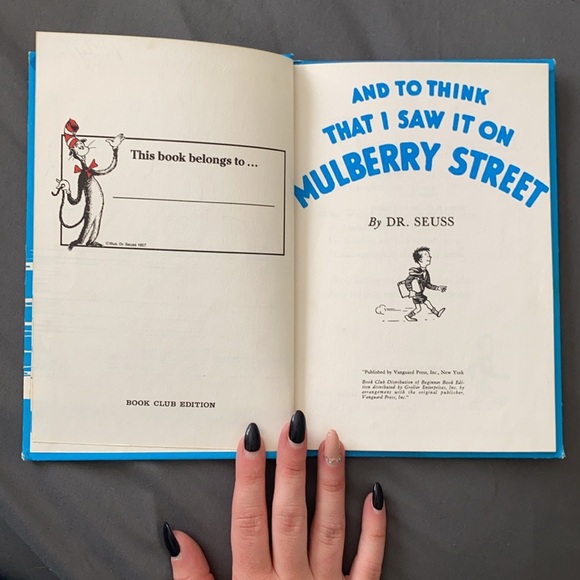 Vintage copy of “And to think that I saw it on Mulberry Street” by Dr. Seuss - Picture 2 of 3
